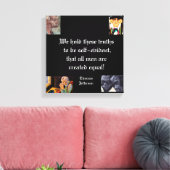 ALLE MENSEN ZIJN GELIJK CANVAS AFDRUK (Insitu (Woonkamer))