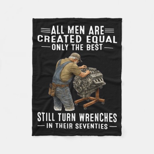Alle Mensen zijn Gelijk Geschapen Alleen De Slede Fleece Deken (Voorkant)