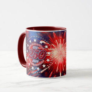 Alle Mensen Zijn Gemaakt Grafisch Vuurwerk Barst Mok