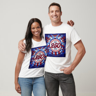 Alle Mensen Zijn Grafische Vuurwerk Rood Wit Blauw T-shirt