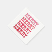 Alle Merry Pink Cocktail Napkins Servet (Hoek)