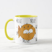 Alle "Mine" Grappige Schattigee Puffer Liefde Scha Mok (Links)