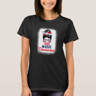 Alle Moeder Dominicaanse Vlag Dominicaanse Republi T-shirt