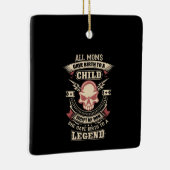 Alle moeders hebben een kind bevallen keramisch ornament (Rechts)