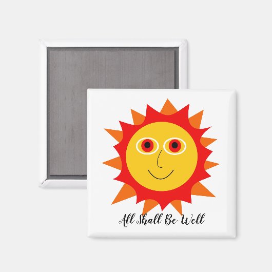 ALLE MOET GOED Magnet ZIJN (Voorkant / Achterkant)