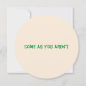 Alle Monsters Halloween Party roepen Kaart (Achterkant)