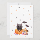 Alle Monsters Kostuum Halloween Verjaardag Kaart (Achterkant)