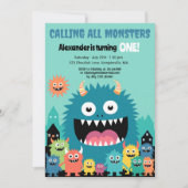Alle monsters personaliseren kaart (Voorkant)