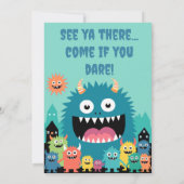 Alle monsters personaliseren kaart (Achterkant)