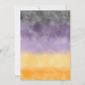 Alle Monsters roepen Halloween Kostuum Verjaardag Kaart (Achterkant)