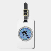 ALLE MOUNTAIN SKIES BAGAGELABEL (Voorkant verticaal)