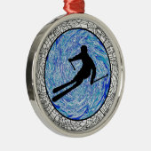 ALLE MOUNTAIN SKIES METALEN ORNAMENT (Rechts)