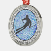 ALLE MOUNTAIN SKIES METALEN ORNAMENT (Links)
