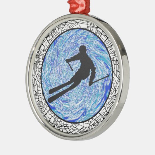 ALLE MOUNTAIN SKIES METALEN ORNAMENT (Links)