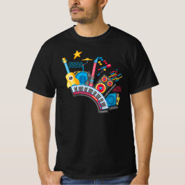 Alle muziekinstrumenten t-shirt