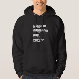 ALLE Naam Datum Jaar Legend Husband Pap Poppie wij Hoodie