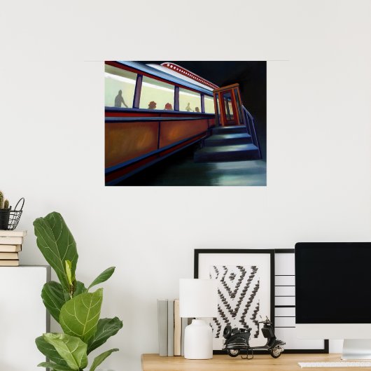 ALLE NACHTDINER POSTER (Thuiskantoor)