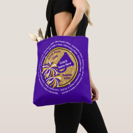 Alle namen van Cheerleader op Cheerleader Coach Gi Tote Bag