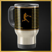 Alle namen van spelers op honkbal coach cadeau, Mo Reisbeker