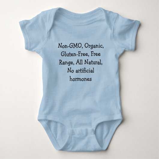 alle natuurlijke baby romper (Voorkant)