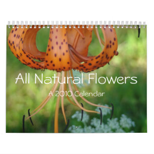 Alle natuurlijke bloemen A 2010-kalender Kalender
