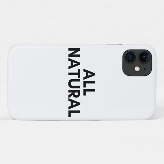 alle natuurlijke Case-Mate iPhone case (Achterkant (horizontaal))