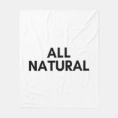 alle natuurlijke fleece deken (Voorkant)