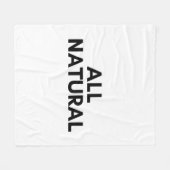 alle natuurlijke fleece deken (Voorkant (Horizontaal))