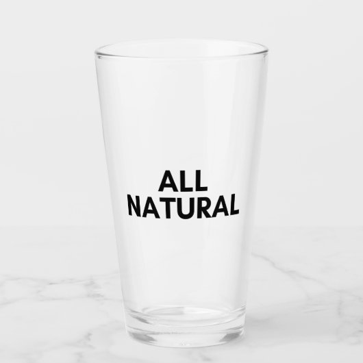 alle natuurlijke glas (Voorkant)