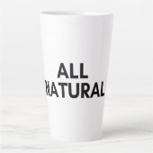 alle natuurlijke latte mok (Voorkant)