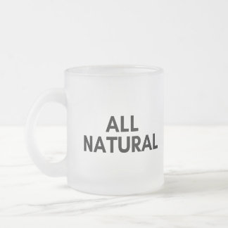 alle natuurlijke matglas koffiemok