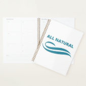 Alle natuurlijke minimalistische eco-vriendelijke  planner (Display)