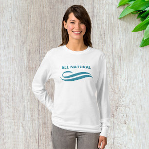 Alle natuurlijke minimalistische eco-vriendelijke  t-shirt