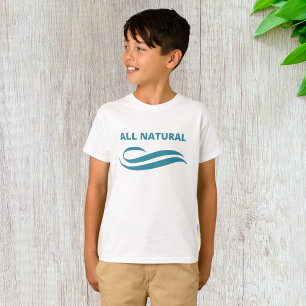 Alle natuurlijke minimalistische eco-vriendelijke t-shirt
