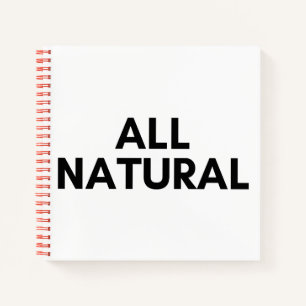 alle natuurlijke notitieboek