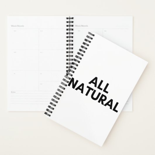 alle natuurlijke planner (Display)