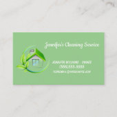 Alle natuurlijke reinigingsdiensten visitekaartje (Voorkant)