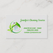 Alle natuurlijke reinigingsdiensten visitekaartje (Voorkant)