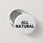 alle natuurlijke ronde button 3,2 cm (Voorkant /achterkant)