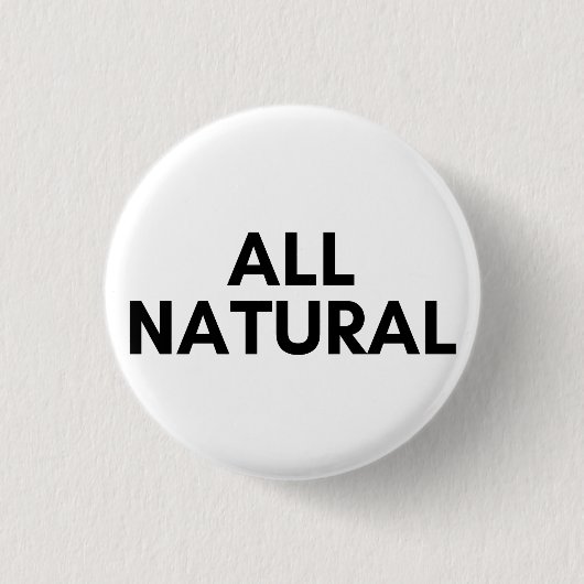 alle natuurlijke ronde button 3,2 cm (Voorkant)