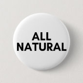 alle natuurlijke ronde button 5,7 cm (Voorkant)