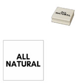 alle natuurlijke rubberstempel (Gestempeld)