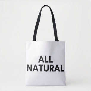 alle natuurlijke tote bag