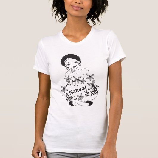Alle natuurmeisjes t-shirt (Voorkant)