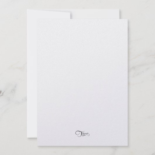 Alle neen-vogeldagen uitnodiging Glamor Lichten (Achterkant)