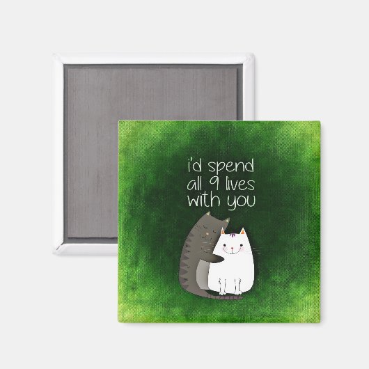 Alle negen Lives Magnet (Voorkant / Achterkant)