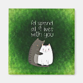 Alle negen Lives Magnet (Voorkant)