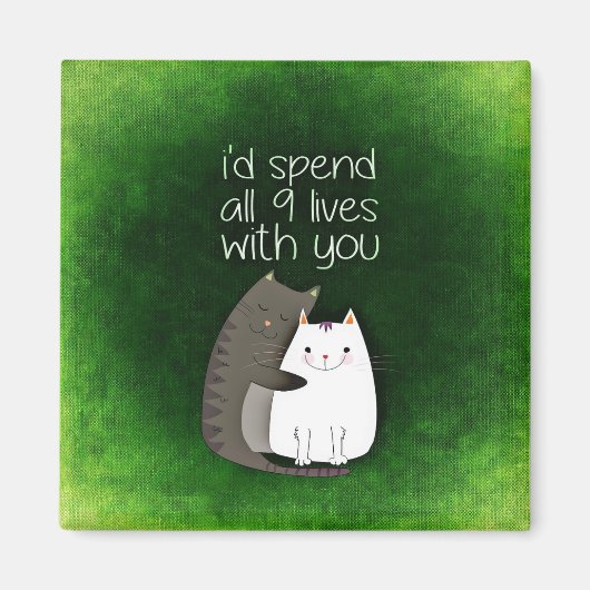 Alle negen Lives Magnet (Voorkant)