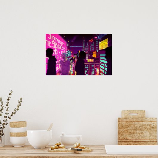 Alle neonachtige poster (Keuken)