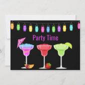 ALLE OCASIE BEACH COCKTAIL PARTIJ INVITAY NAVY KAART (Voorkant)